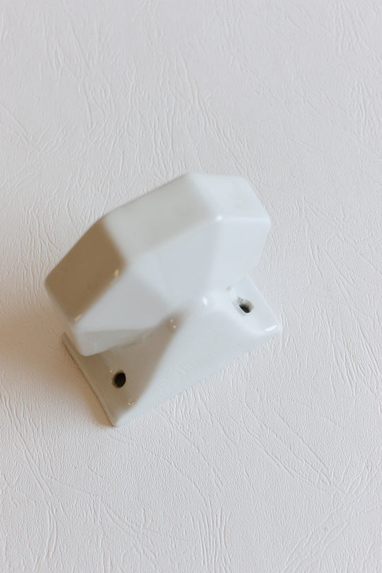 vintage french wall mounted porcelain soap holder