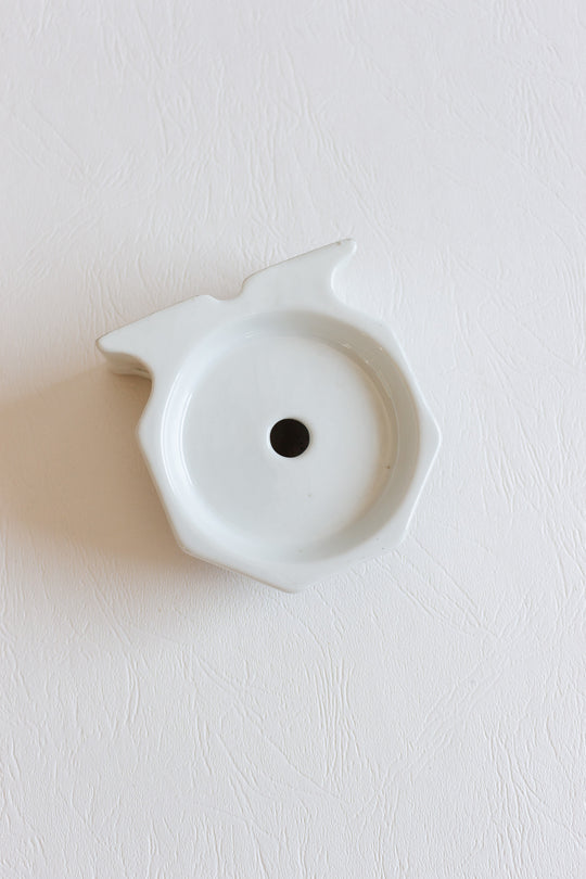 vintage french wall mounted porcelain soap holder