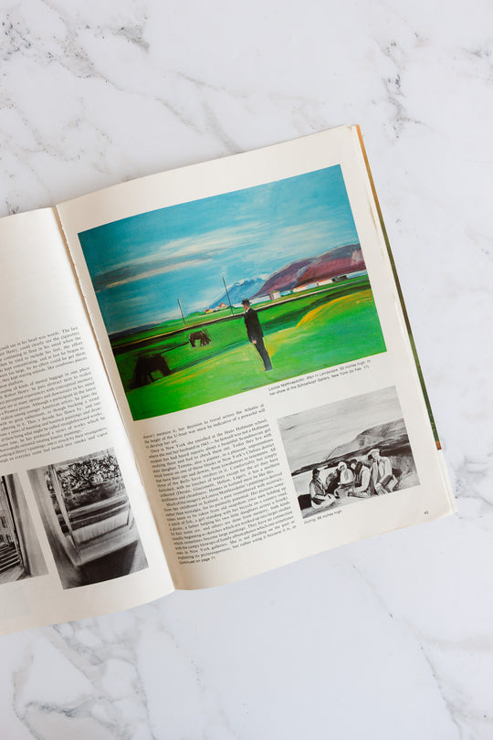 vintage art news magazine