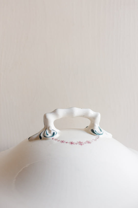 antique french transferware soupière "moselle"