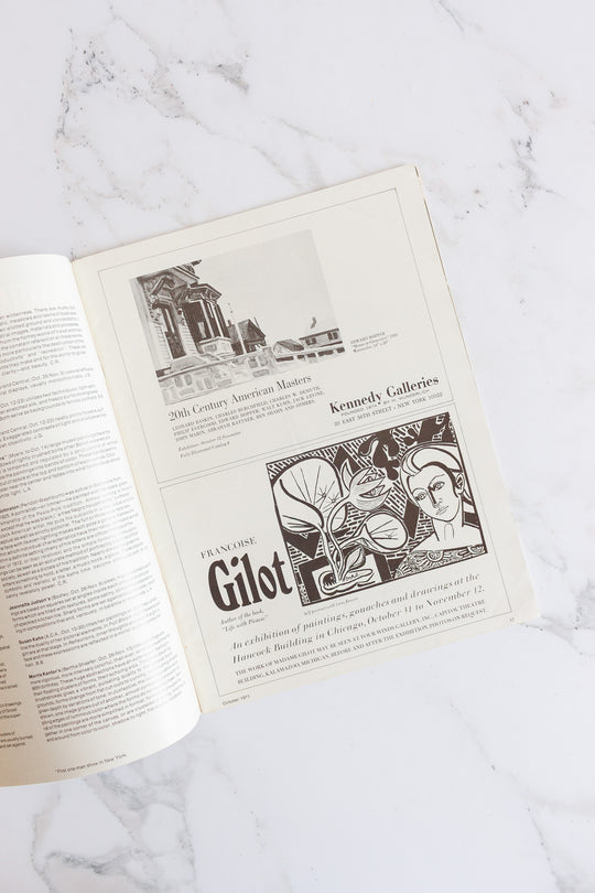 vintage art news magazine