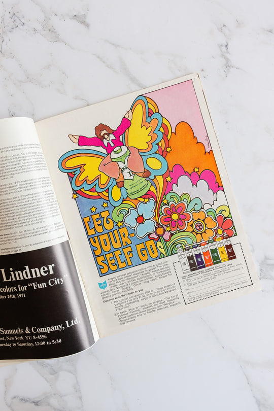 vintage art news magazine