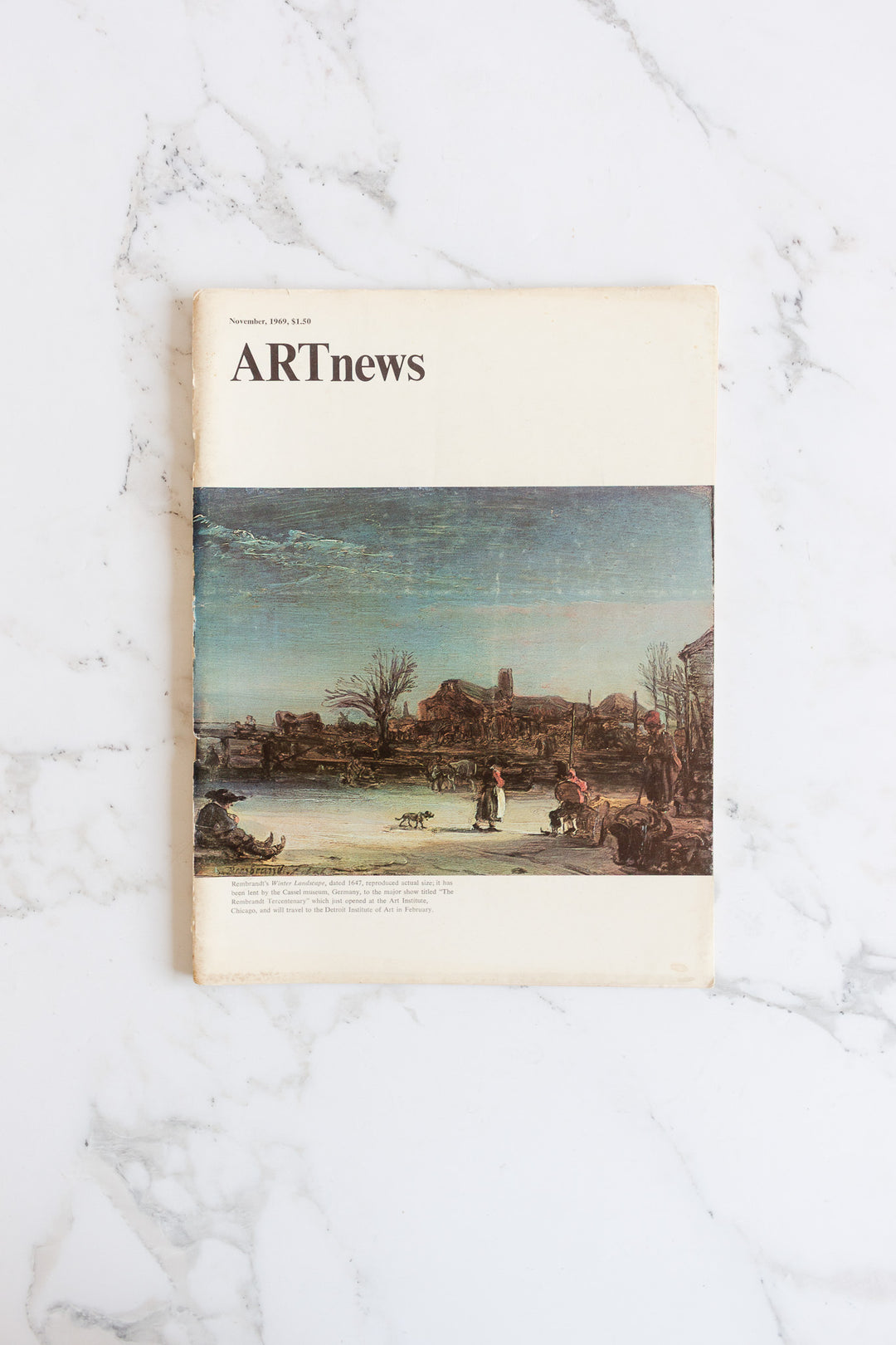 vintage art news magazine