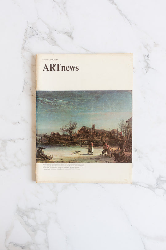 vintage art news magazine