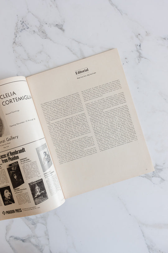 vintage art news magazine