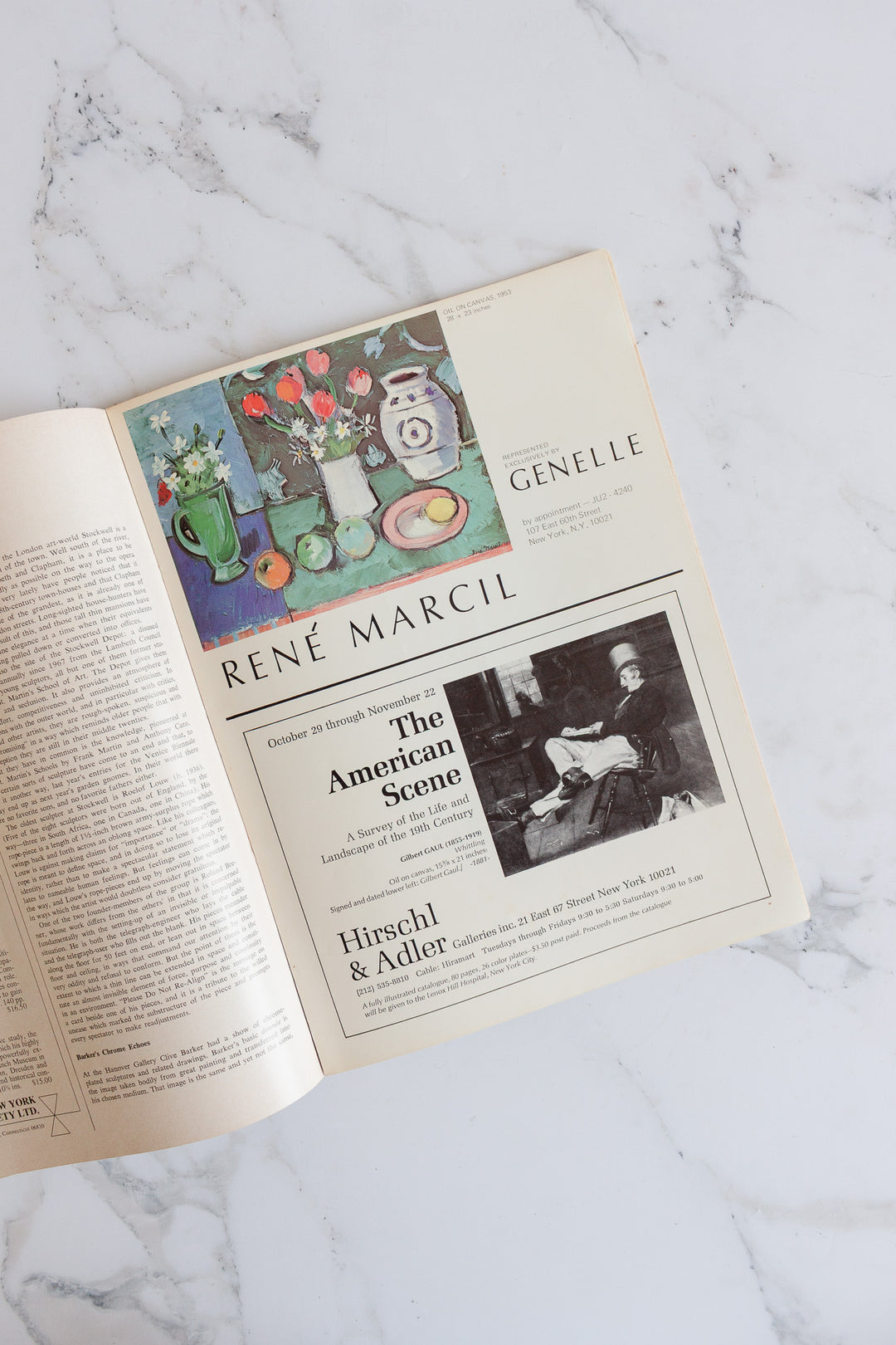vintage art news magazine