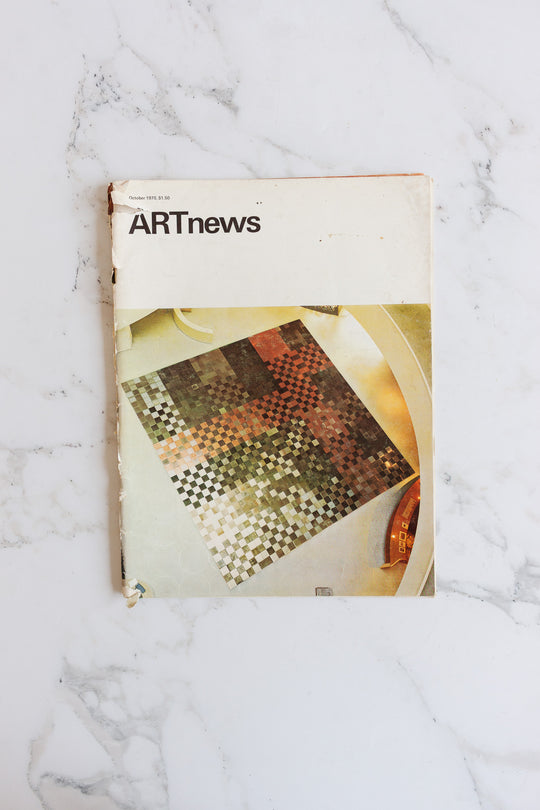 vintage art news magazine