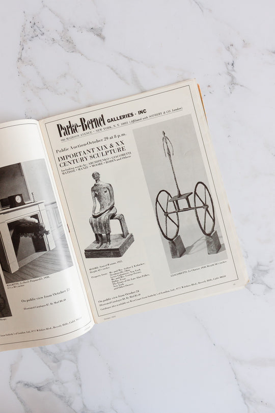 vintage art news magazine