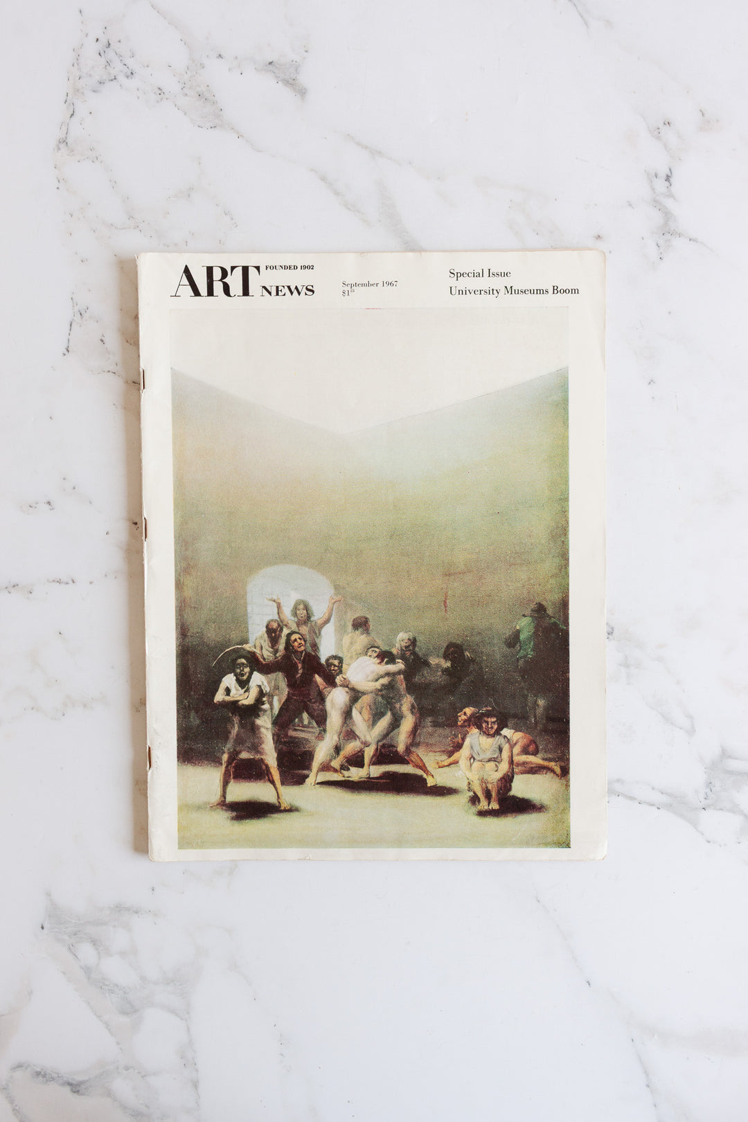 vintage art news magazine