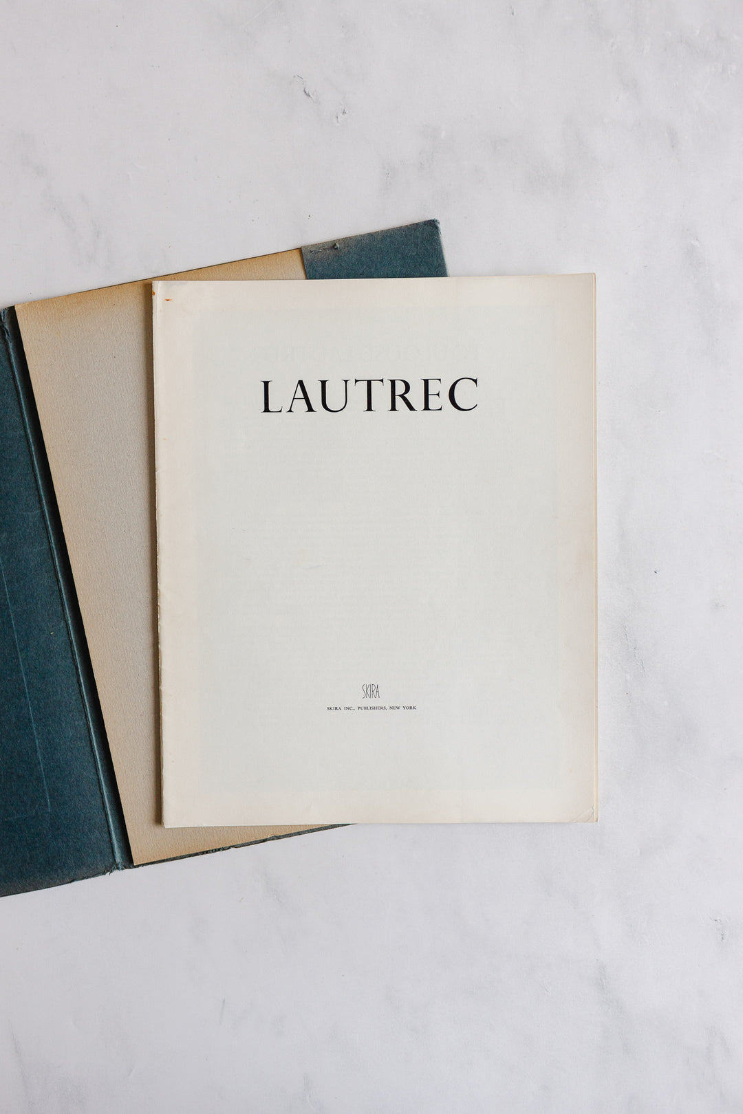 vintage portfolio collection of prints by modigliani and toulouse-lautrec