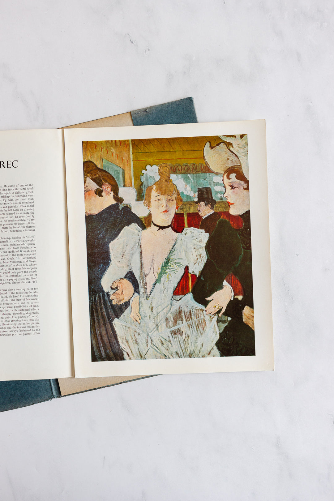 vintage portfolio collection of prints by modigliani and toulouse-lautrec