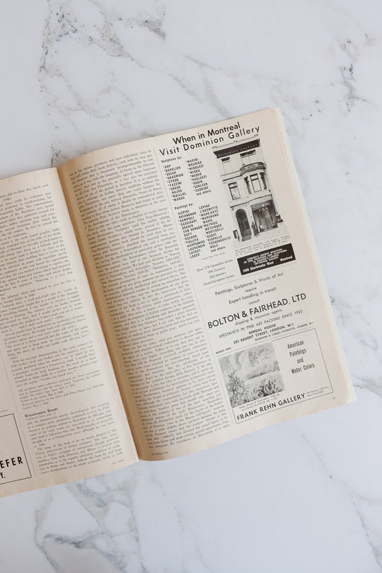 vintage art news magazine