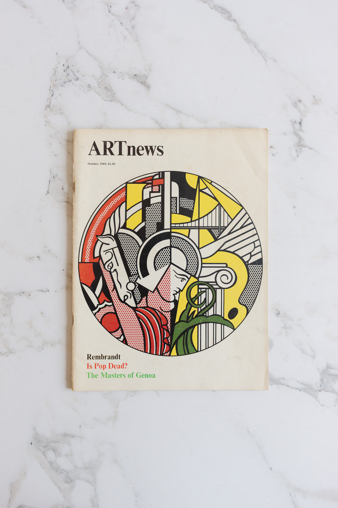 vintage art news magazine