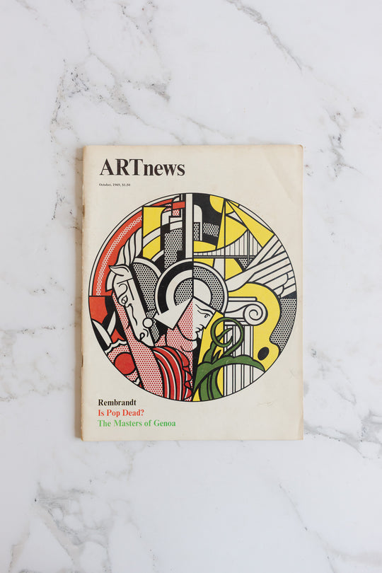 vintage art news magazine