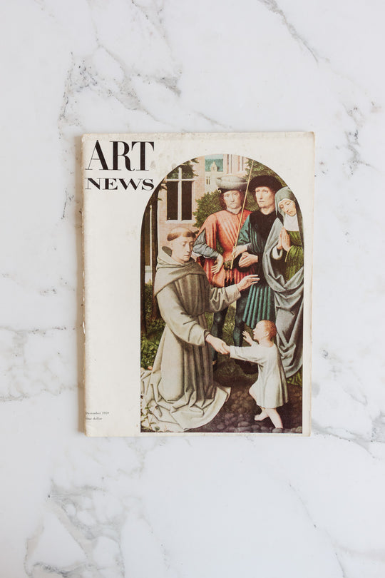 vintage art news magazine