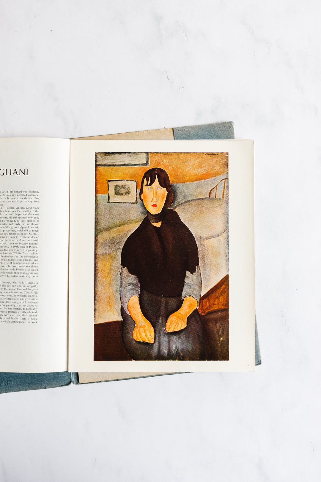 vintage portfolio collection of prints by modigliani and toulouse-lautrec