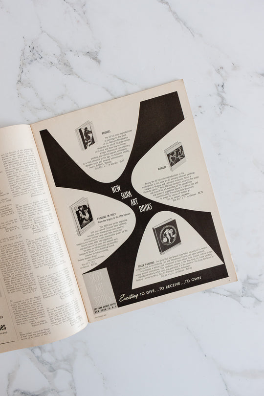 vintage art news magazine