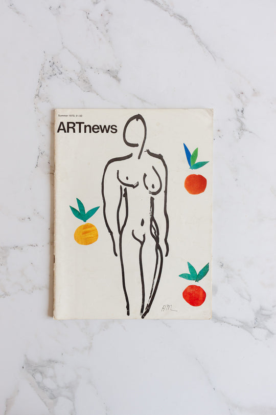vintage art news magazine