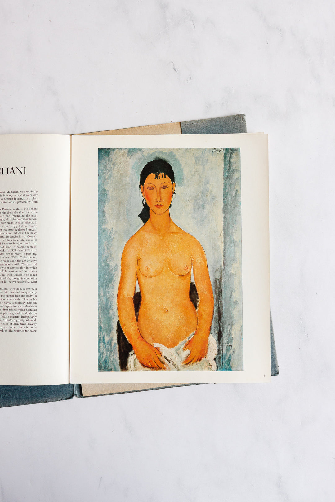 vintage portfolio collection of prints by modigliani and toulouse-lautrec
