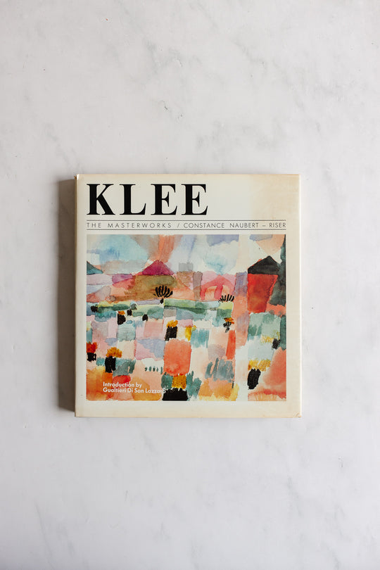 vintage art book, "klee"