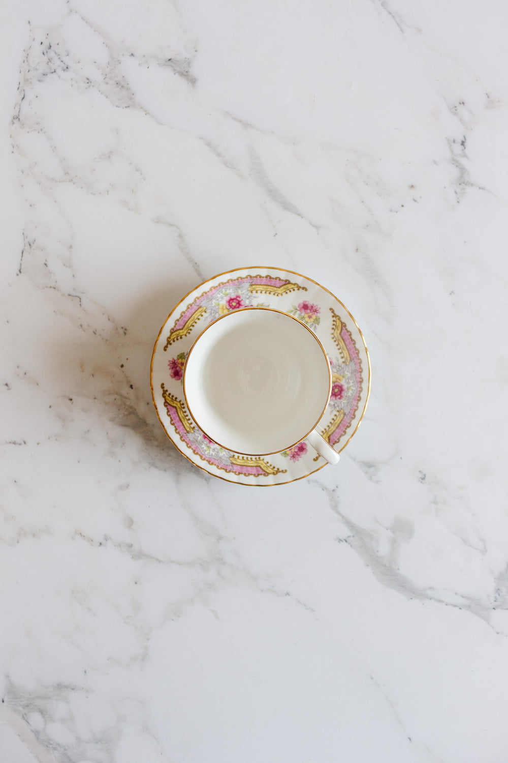 royal stafford bone china floral teacup and saucer