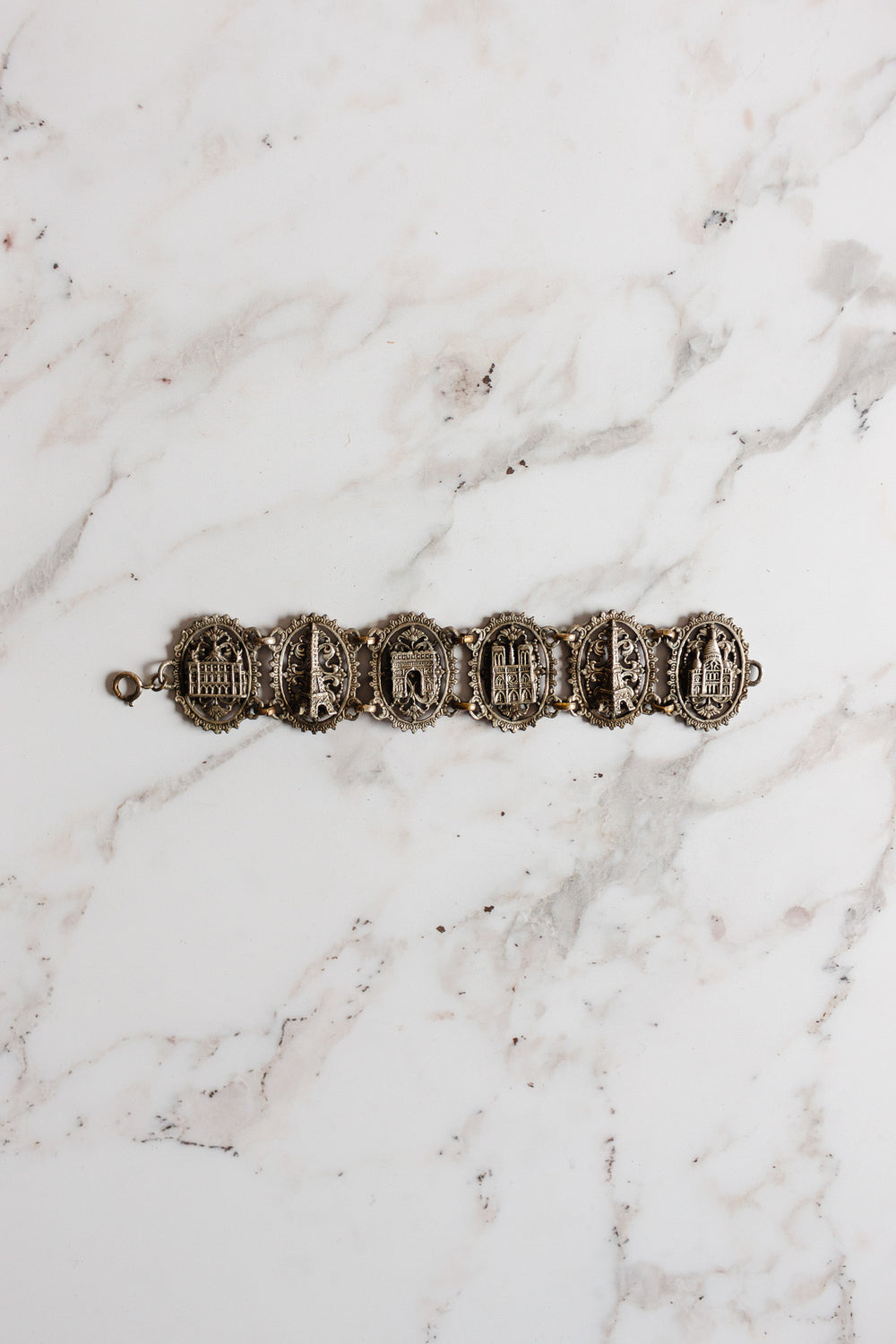 vintage french "souvenir des monuments" bracelet ii