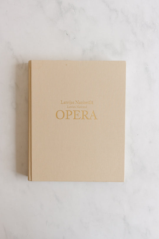 rare latvija's nationālā opera coffee table book