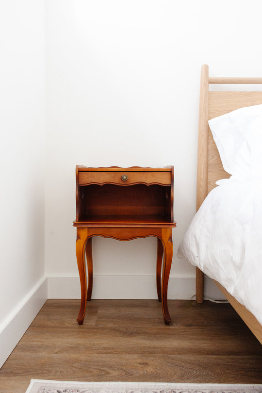 pair of 1970s French Louis XV style nightstands