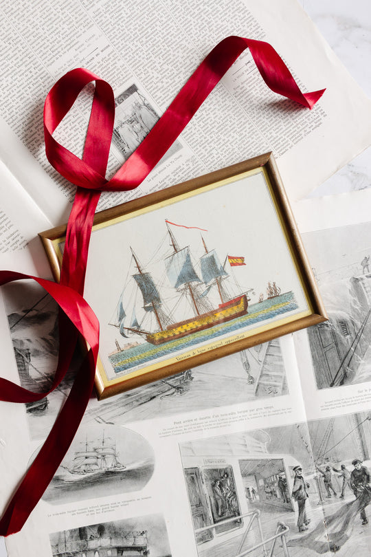 vaisseau de hene espagnol appareillant