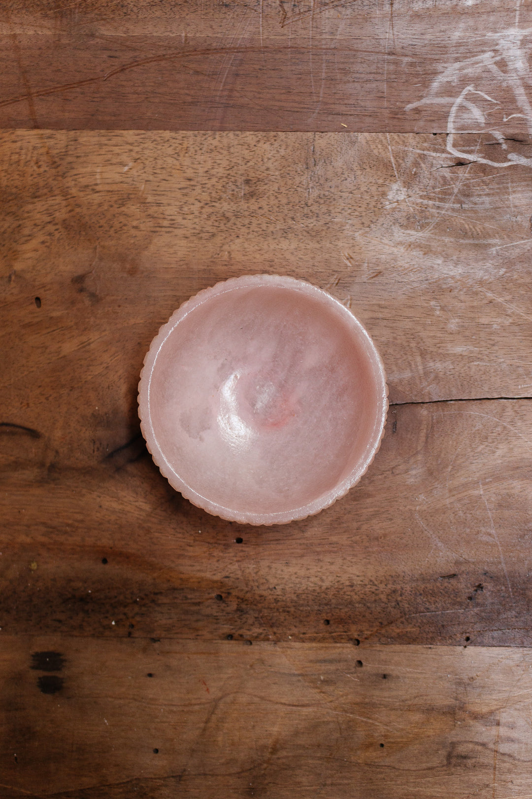 vintage spanish carved pink Alabaster boudoir rose lidded dish