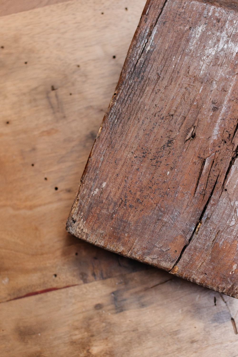 antique french thick handmade artisan breadboard