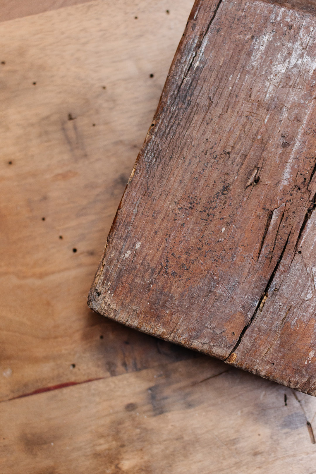 antique french thick handmade artisan breadboard