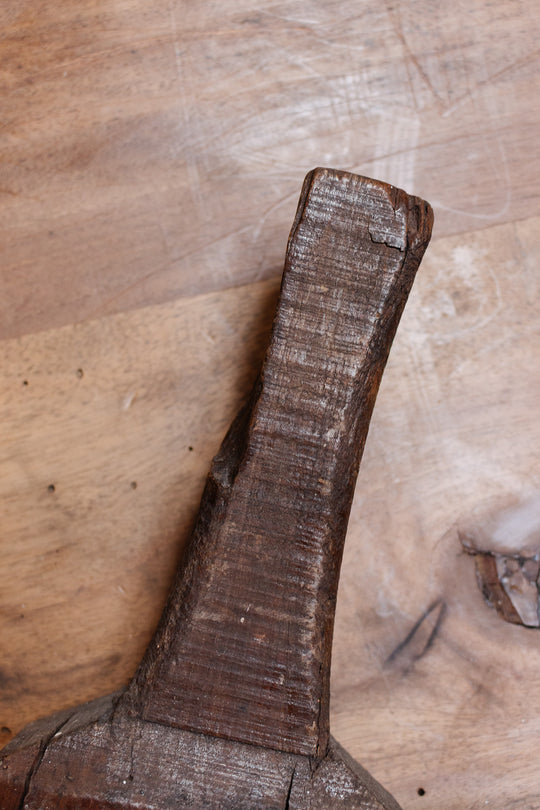 antique french thick handmade artisan breadboard
