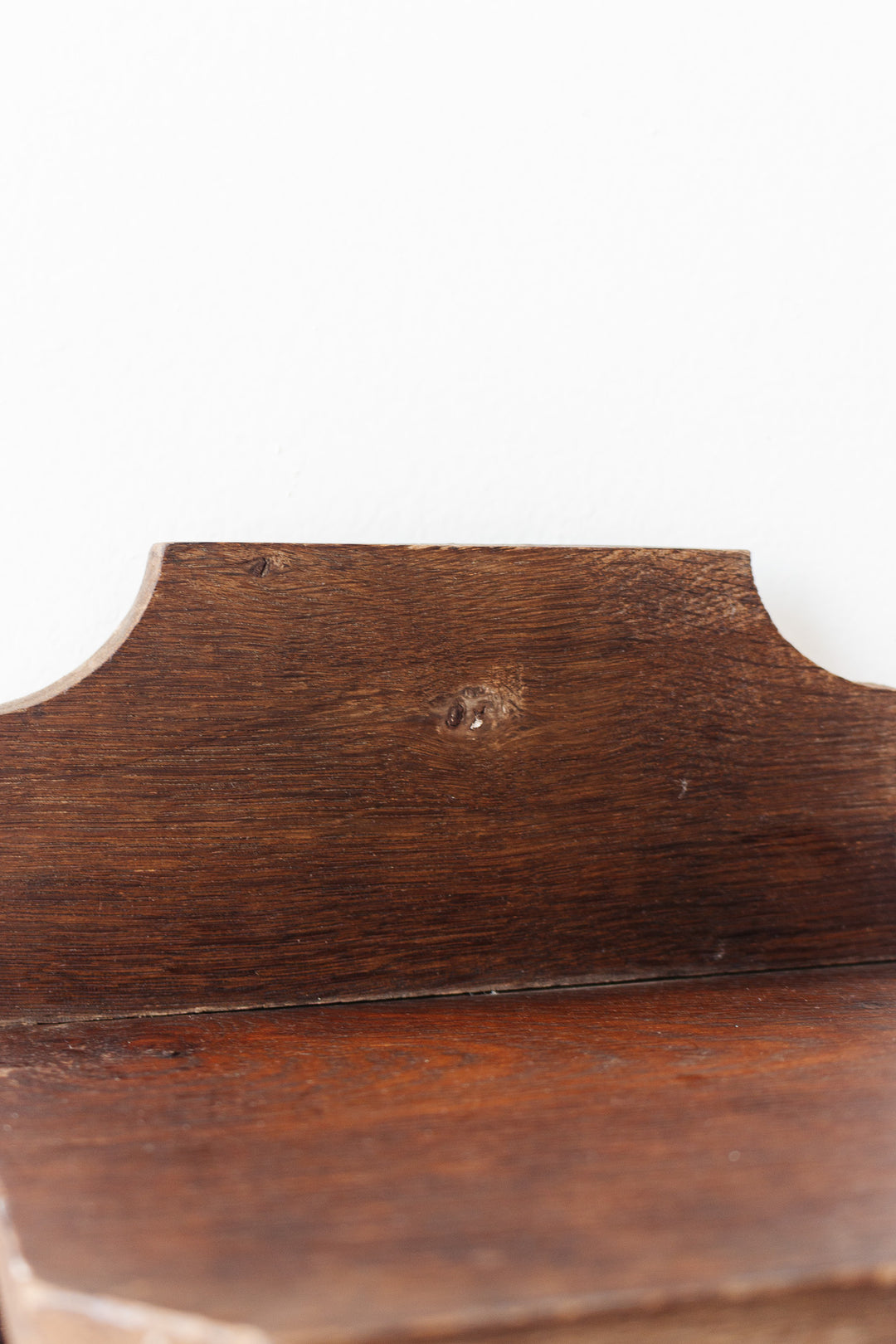 antique french farmhouse wall mounted shelf