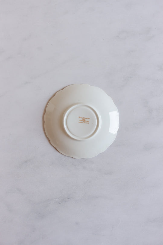 royal stafford antique green and gold teacup