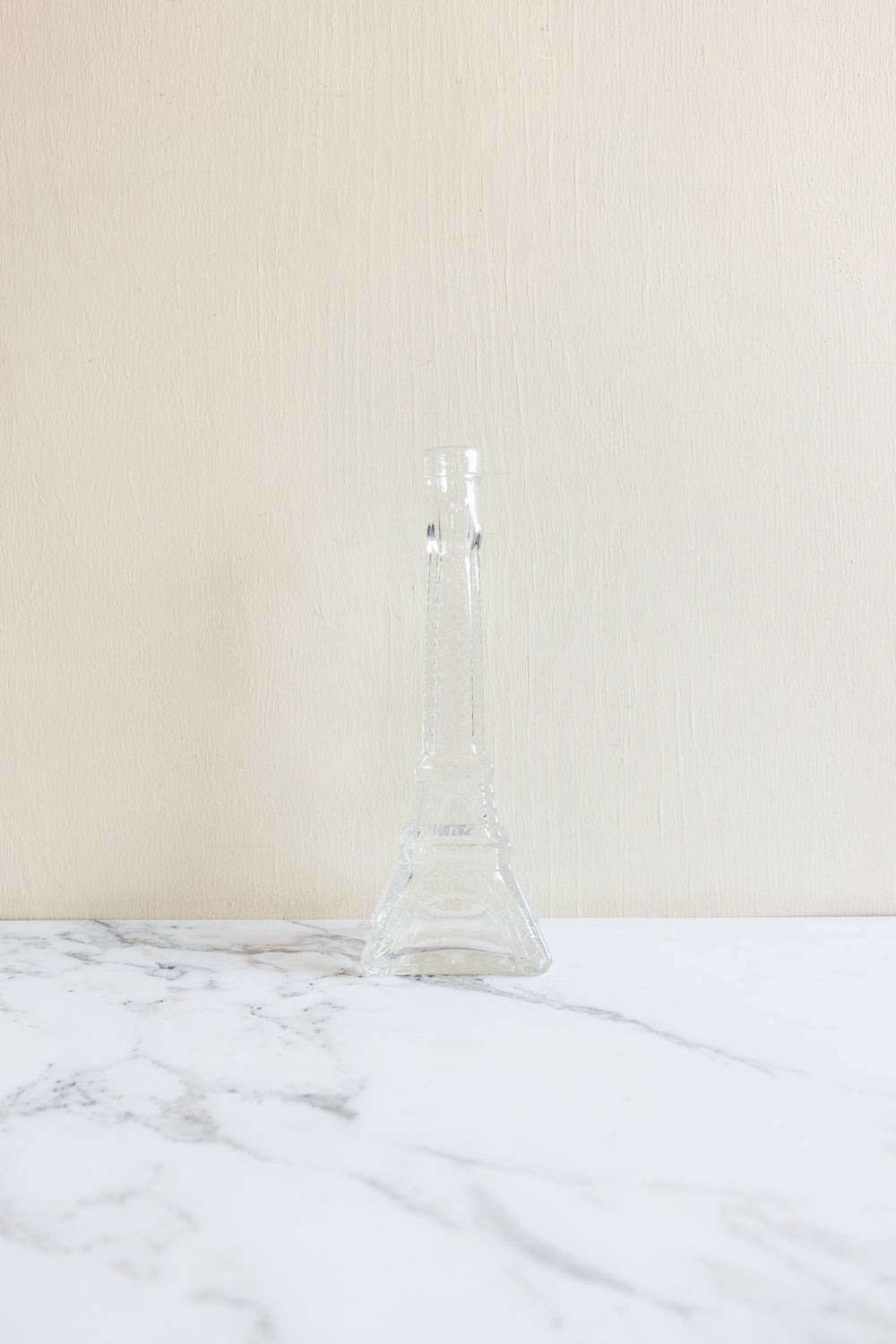 rare 1970s french eiffel tower glass liquor bottle