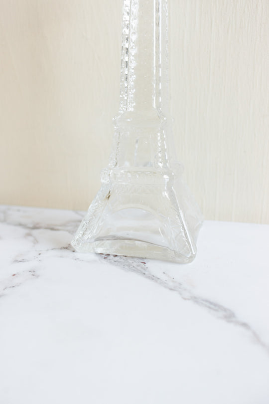 rare 1970s french eiffel tower glass liquor bottle