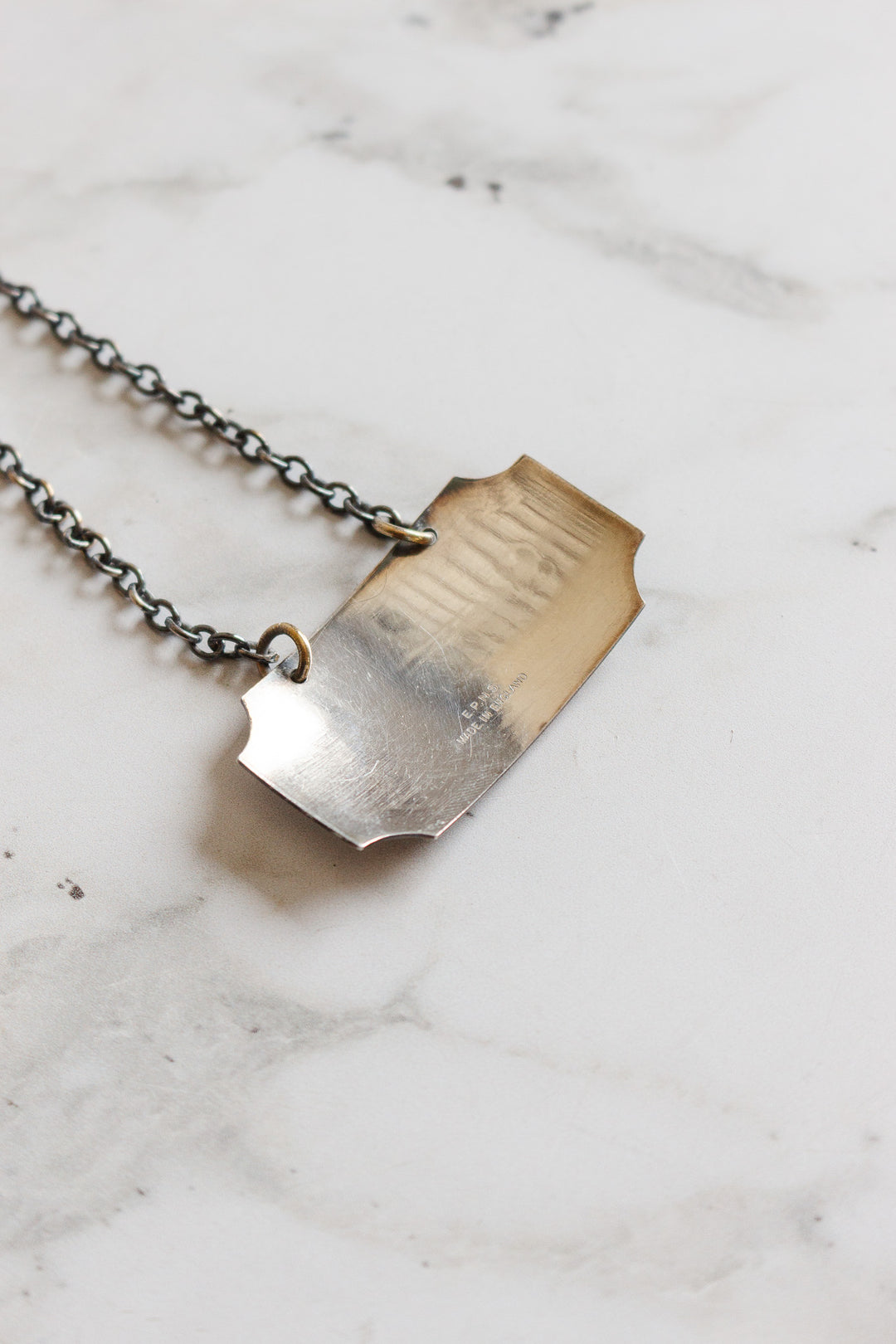 vintage English liquor decanter tags