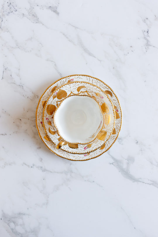 royal chelsea teacup trio