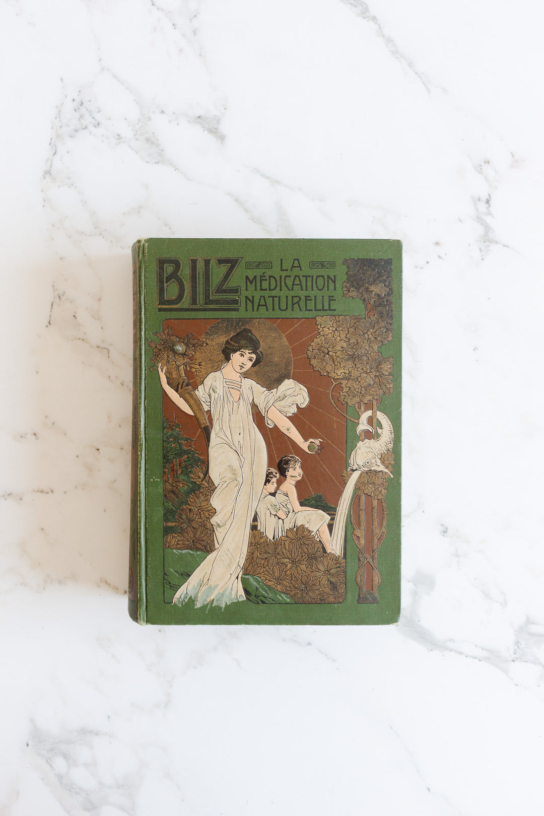 art nouveau medical Bilz book