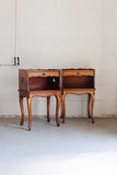 pair of 1970s French Louis XV style nightstands