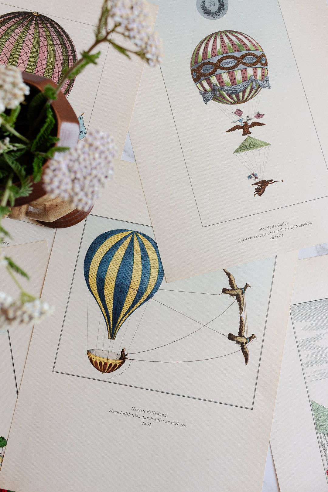 midcentury lithograph plates, “Balloons”