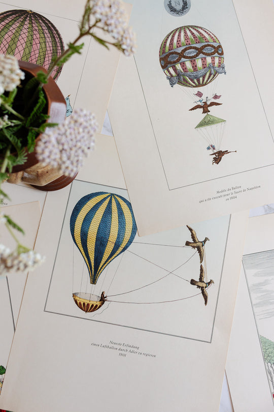midcentury lithograph plates, “Balloons”