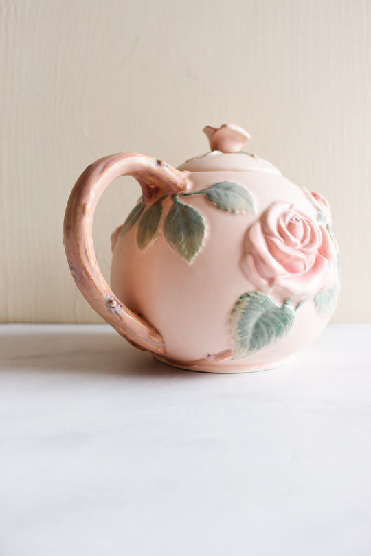 vintage Fitz & Floyd “blush rose” tea set