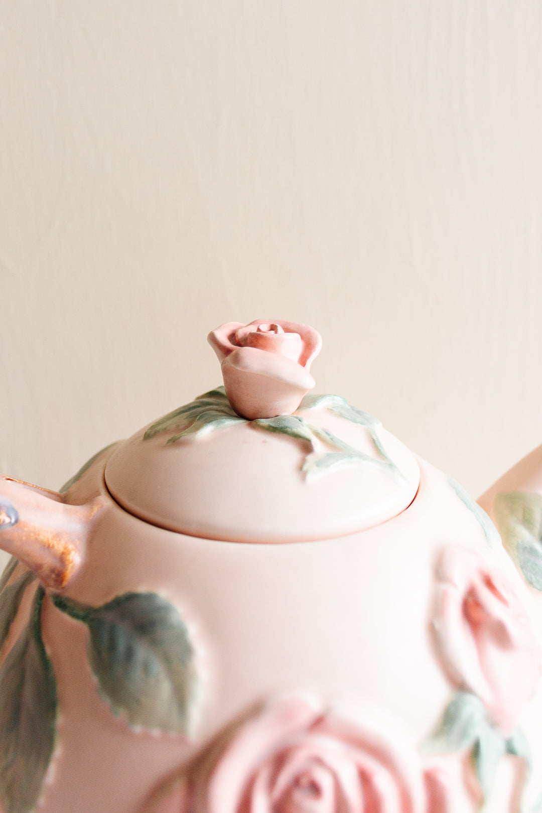 vintage Fitz & Floyd “blush rose” tea set