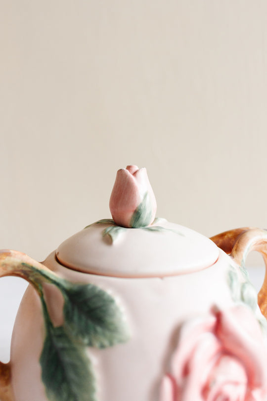 vintage Fitz & Floyd “blush rose” tea set