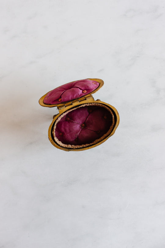 antique Napoleon III gilt ormolu bijoux casket