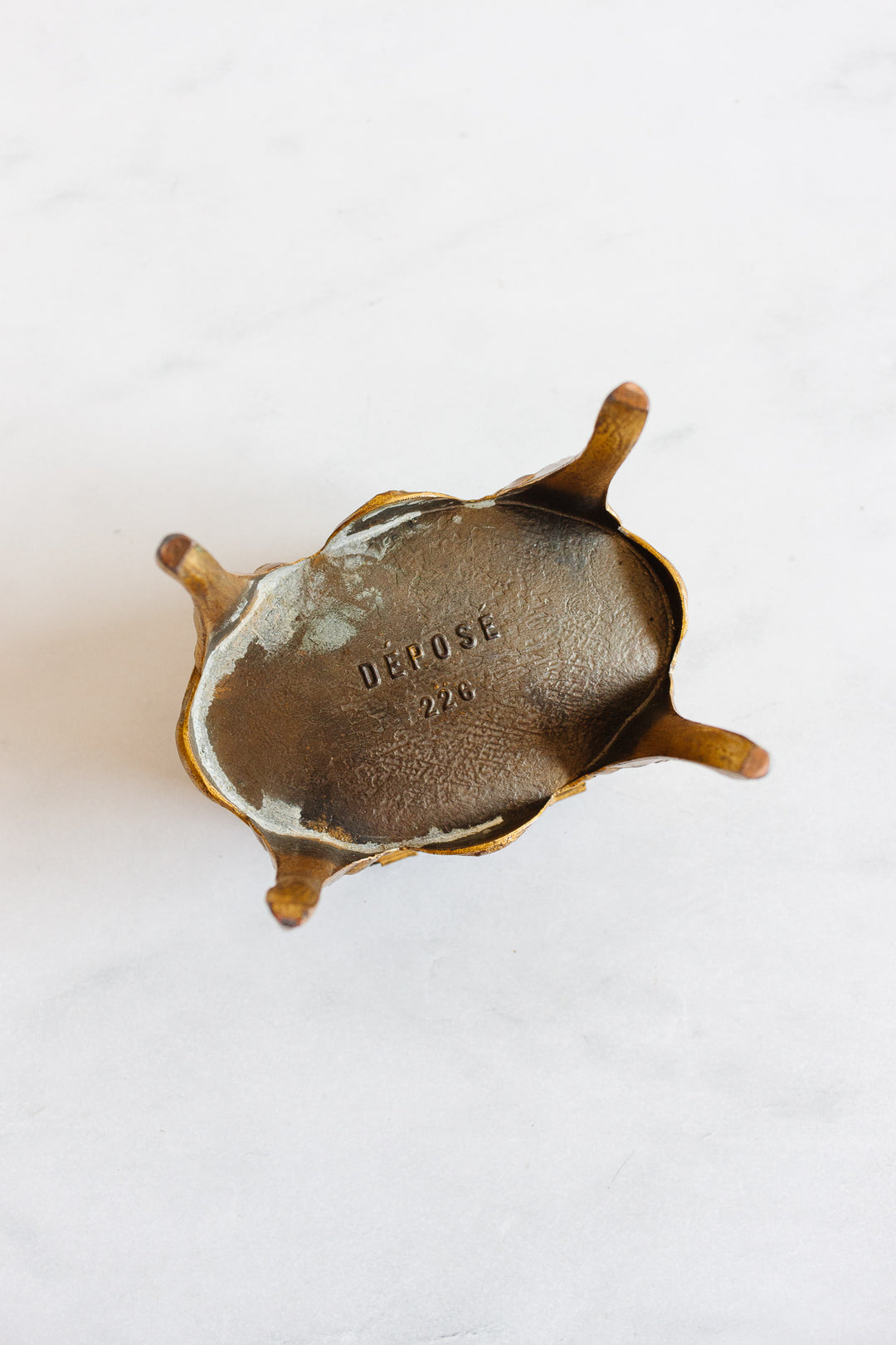 antique Napoleon III gilt ormolu bijoux casket