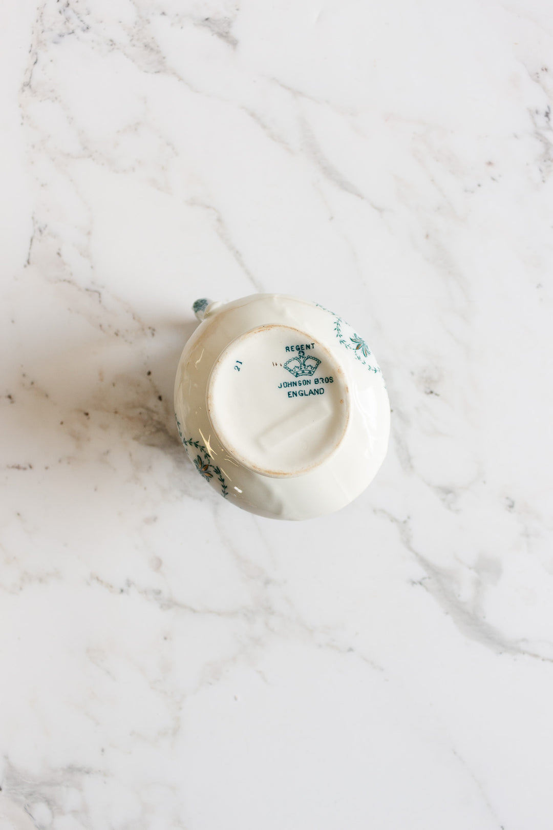 rare johnson brothers aqua regent creamer, sugar bowl, and covered dish set