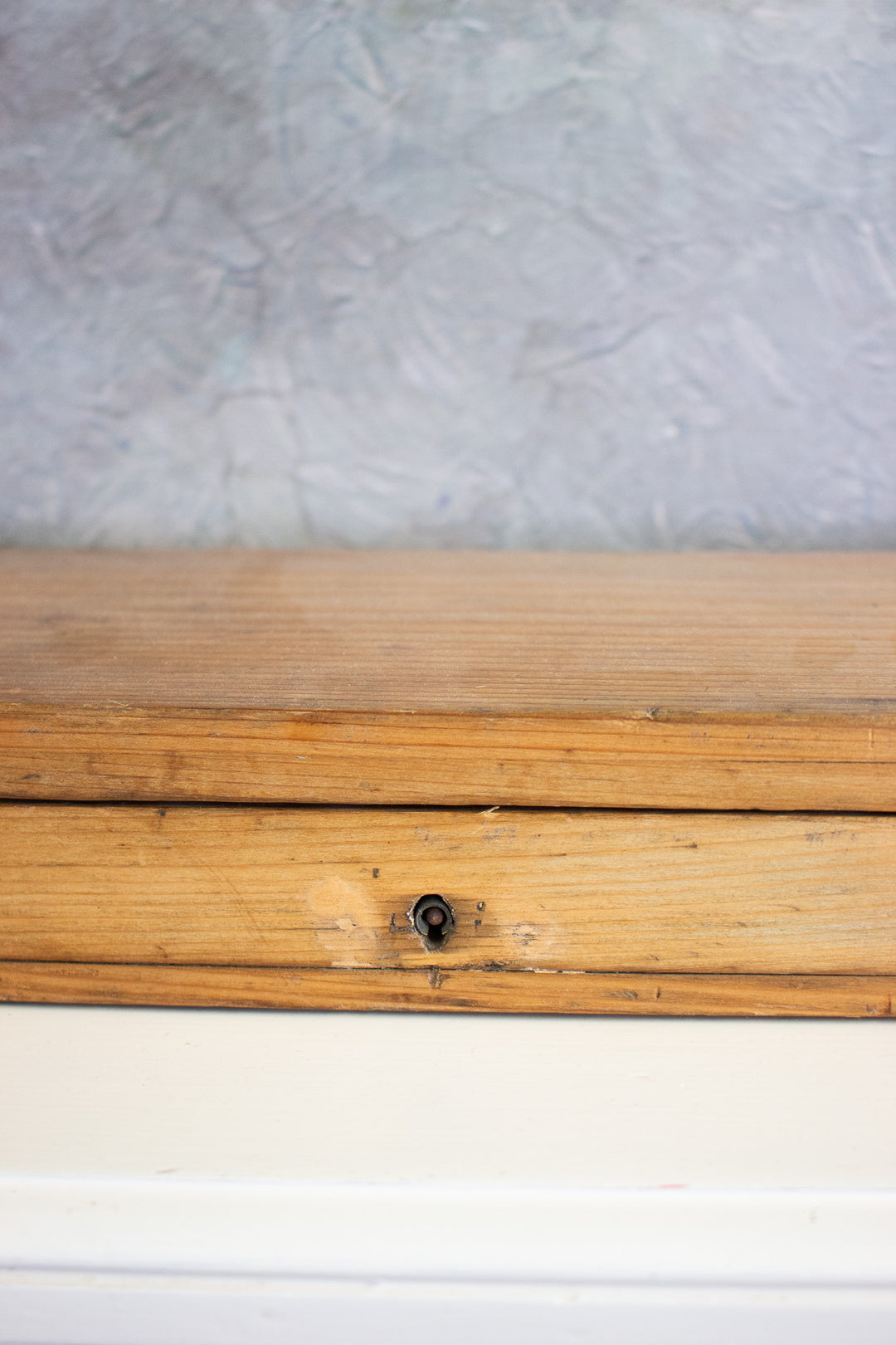 antique french wooden shotgun case